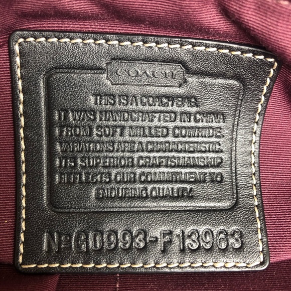 100% Authentic COACH F13963 HAMPTON Satchel Bag Purse - Picture 3 of 16